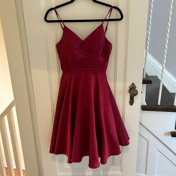 Burgundy Formal Dress - Picture 6 of 13